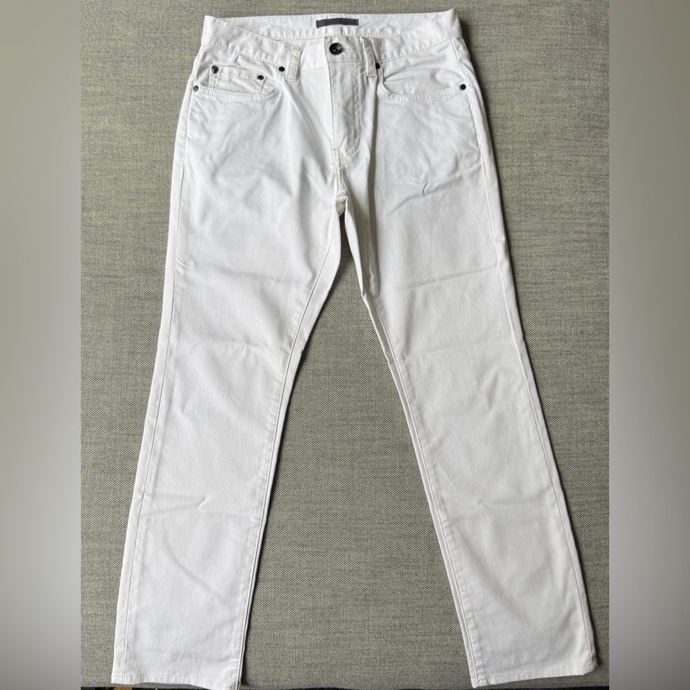 John Varvatos Men's White Jeans 28RG $458 Retail